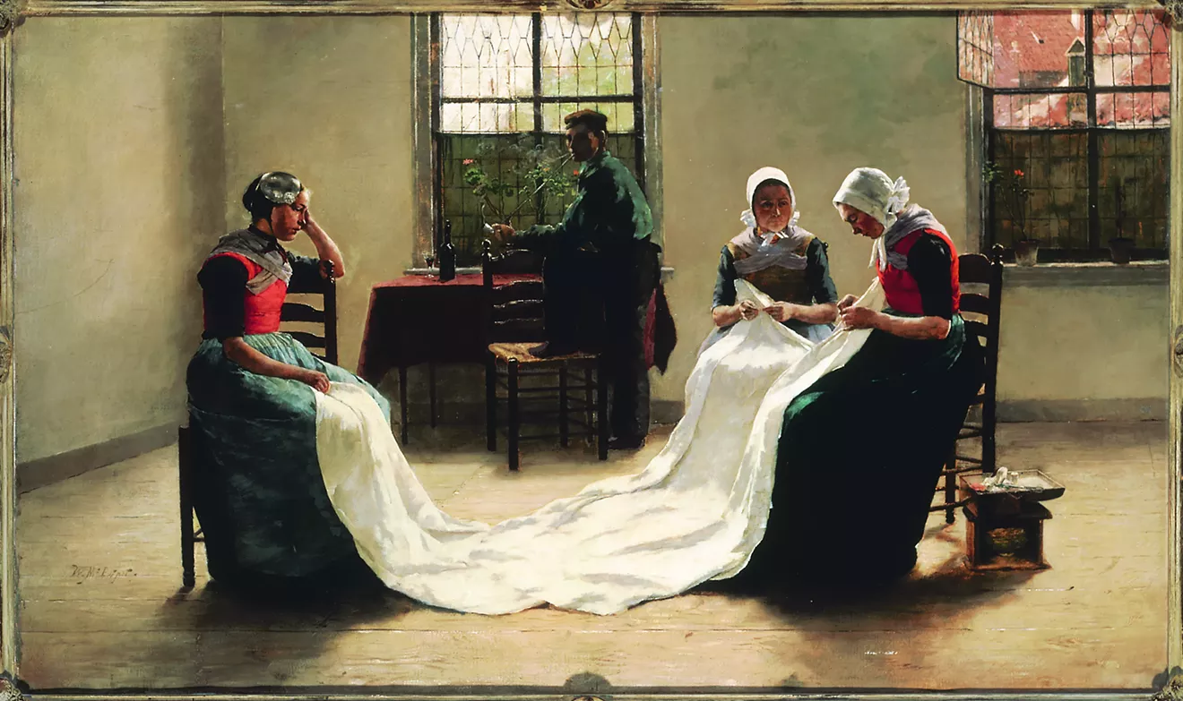 Walter MacEwen (1860&ndash;1943); 'The Lacemakers,' 1885&ndash;1900; gift of Mr. and Mrs. George S. Starke Jr and family, 1992.2.