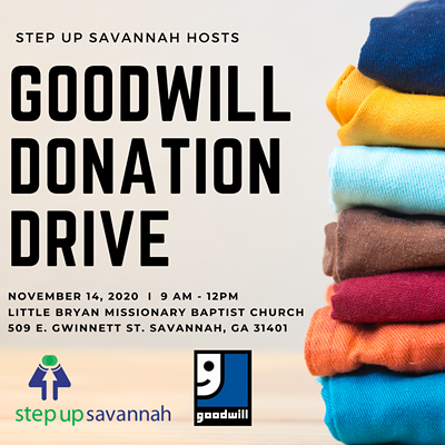Step Up Goodwill Donation Drive