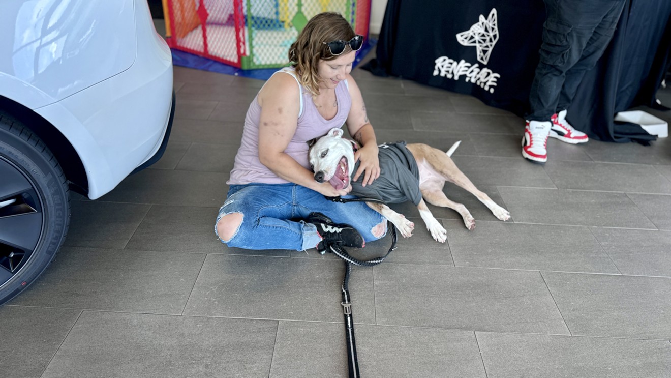 Tesla Hosts Renegade Paws Dog Adoption Event