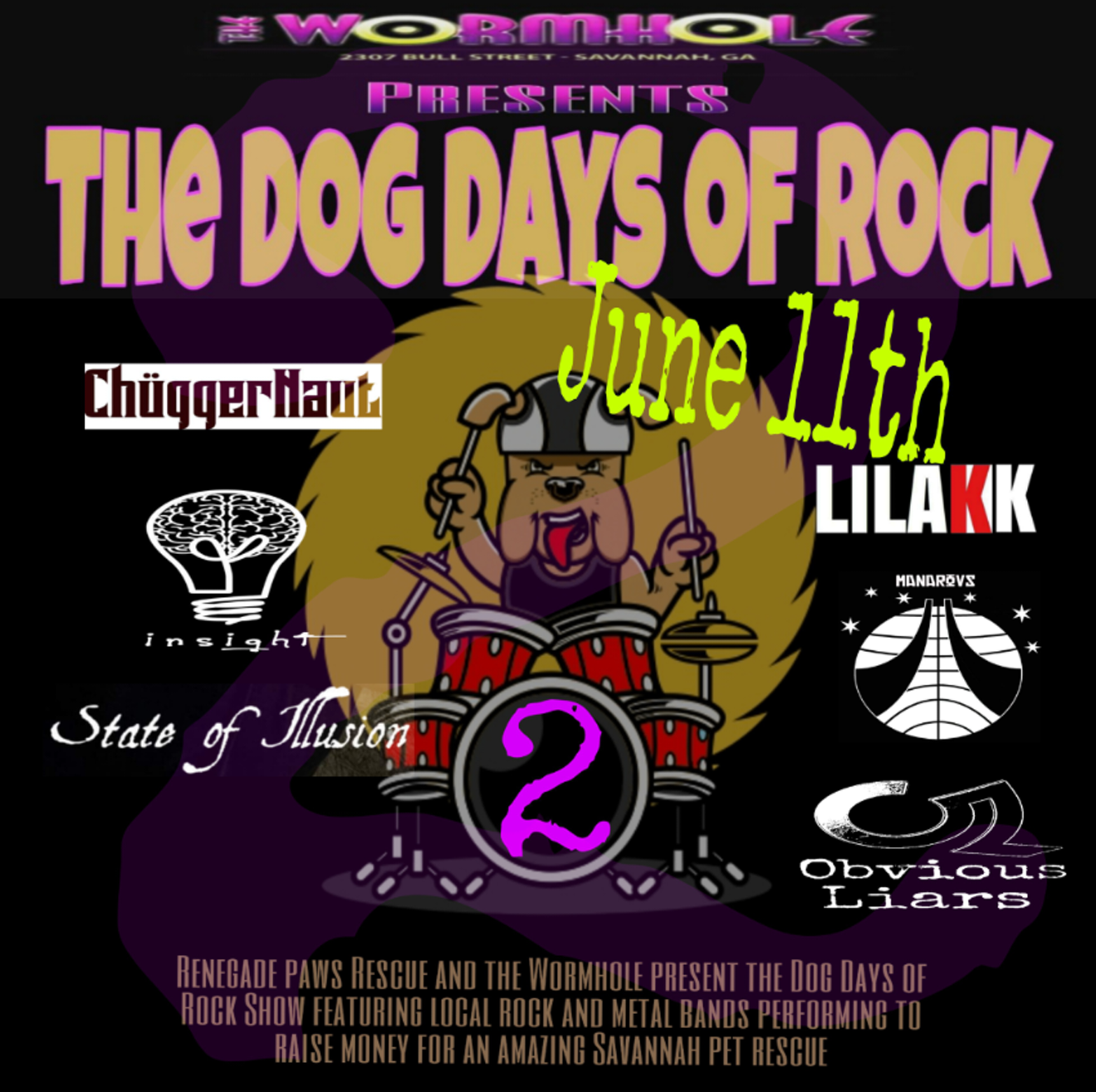 The Dog Days of Rock Fundraiser