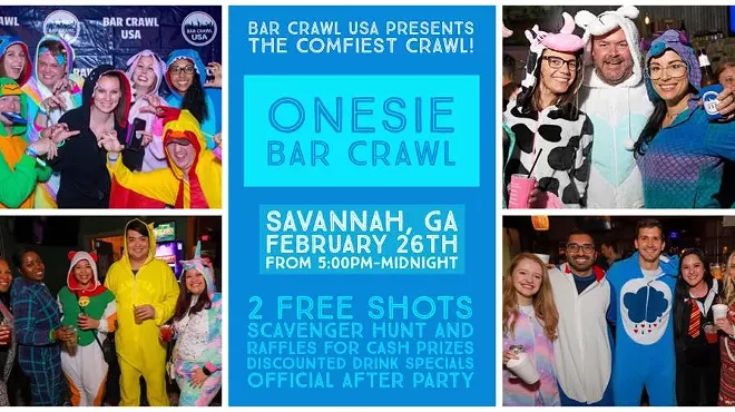 Image: The Original Savannah Onesie Crawl