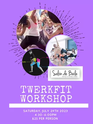 Image: TwerkFit Workshop July 2023 at SdeBDanceStudio Pooler, GA