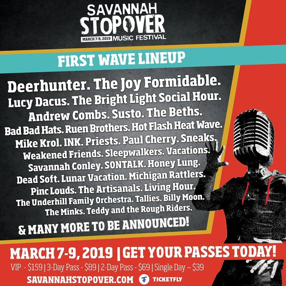 Savannah Stopover announces first wave of 2019 festival lineup