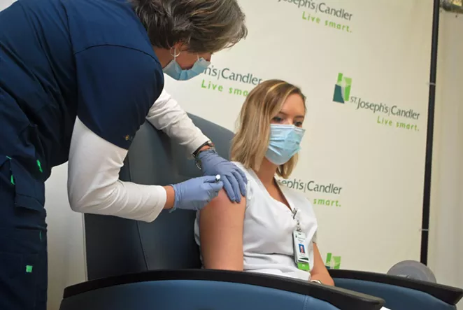 The COVID-19 vaccine arrives in Savannah on Tuesday