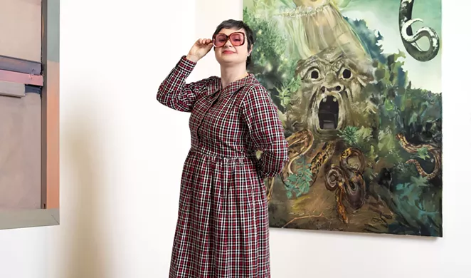 The new &lsquo;Mainly for Women&rsquo; exhibit features Paulina Olowska and other Polish artists at the SCAD Museum of Art