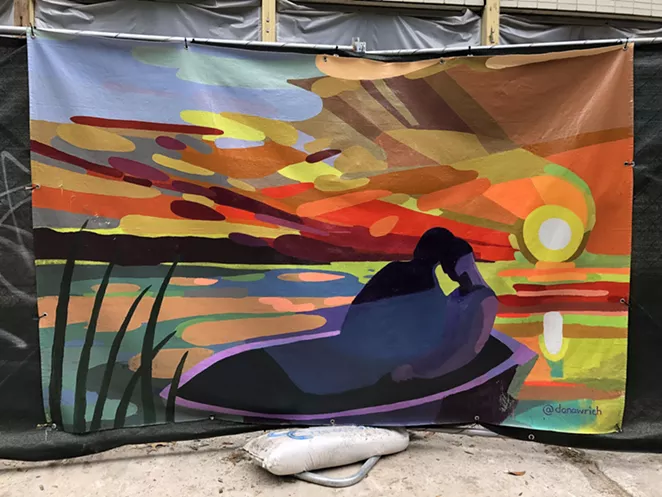 Fence Art Project enlivens construction sites with creative murals by Savannah artists