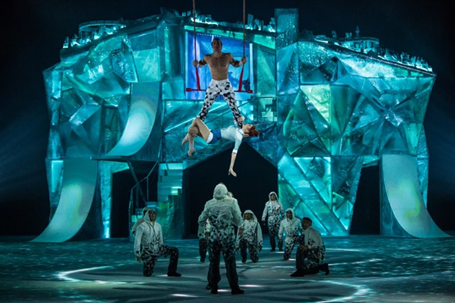 Cirque du Soliel show on ice at Enmarket Arena