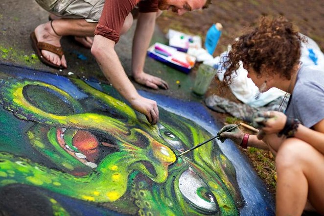 THE CHALK OF THE TOWN: SCAD Sidewalk Arts Festival showcasing stunning chalk art and local talent