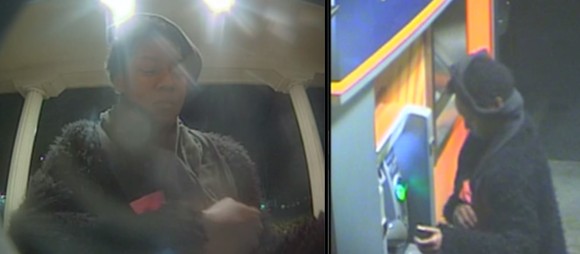 Footage shows woman who fired shots into an ATM