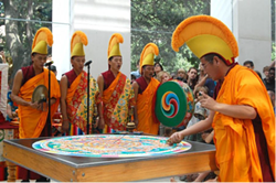 Tibetan monks return to Jepson Center in September