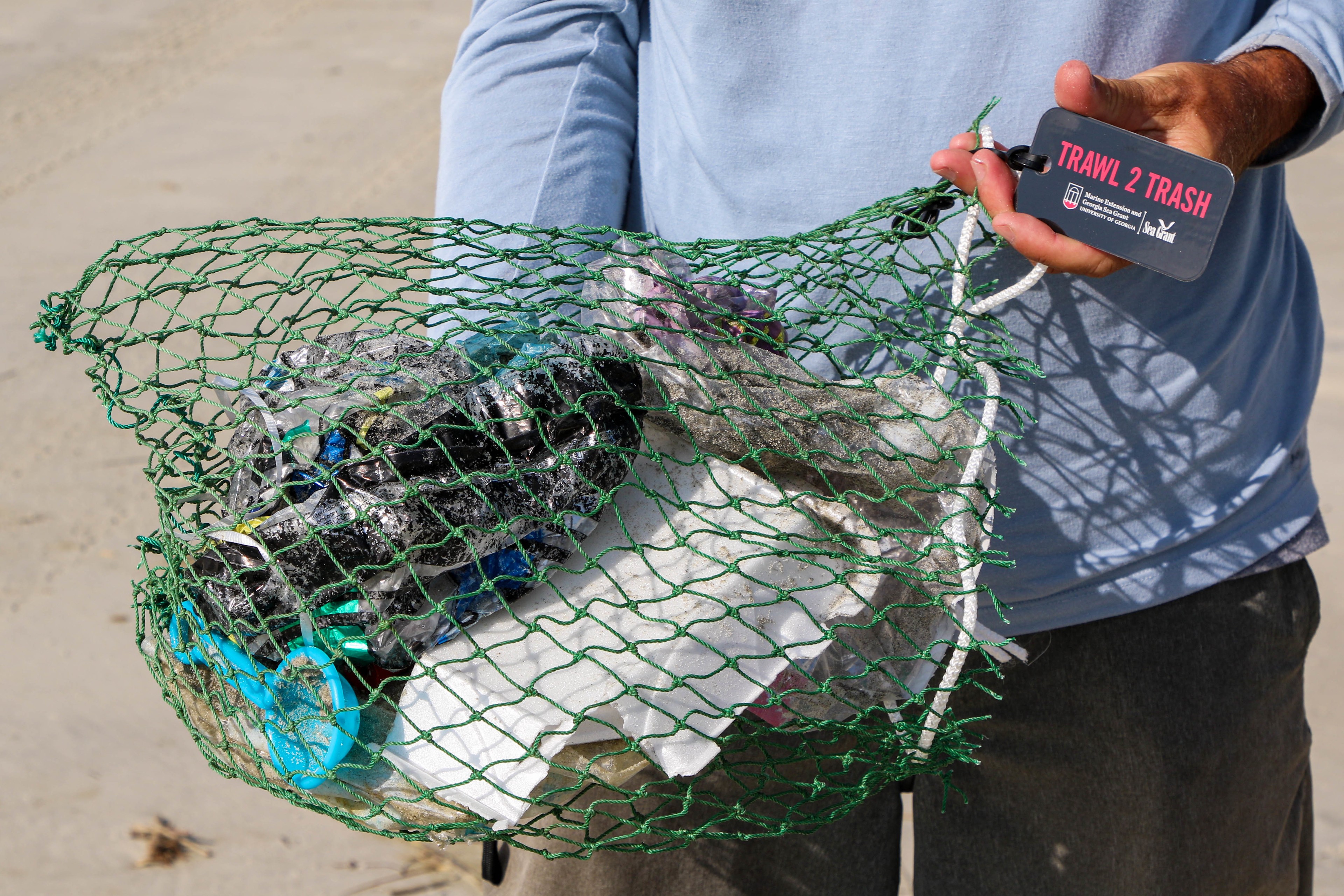 Trawling for trash: Using recycled shrimp nets to remove marine debris -  UGA Public Service and Outreach