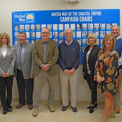 United Way of the Coastal Empire unveils special recognition wall honoring past campaign chairs