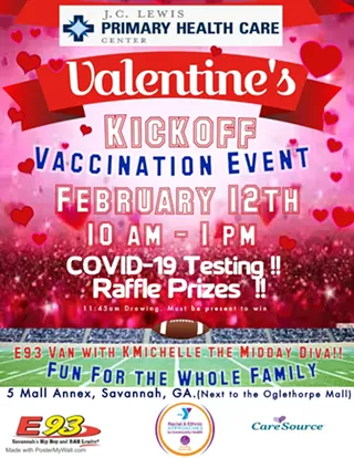 Image: Valentine&rsquo;s Kickoff Vaccination Event Set for February 12 in Savannah