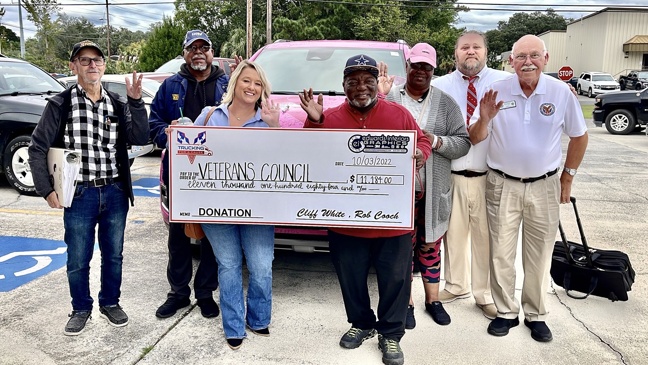 Veteran Carriers Presents $11,184 Check to Veterans Council of Chatham County