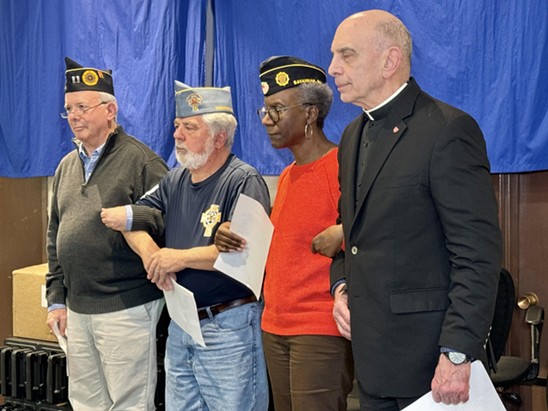 Veterans Council of Chatham County holds Four Chaplains Ceremony