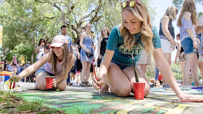 WALK THE CHALK: Kaleidoscope of color returns for SCAD Sidewalk Arts Festival