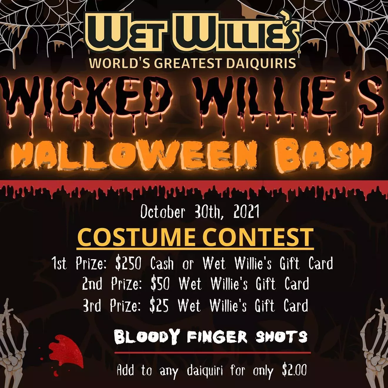 Wicked Willie's Halloween Bash