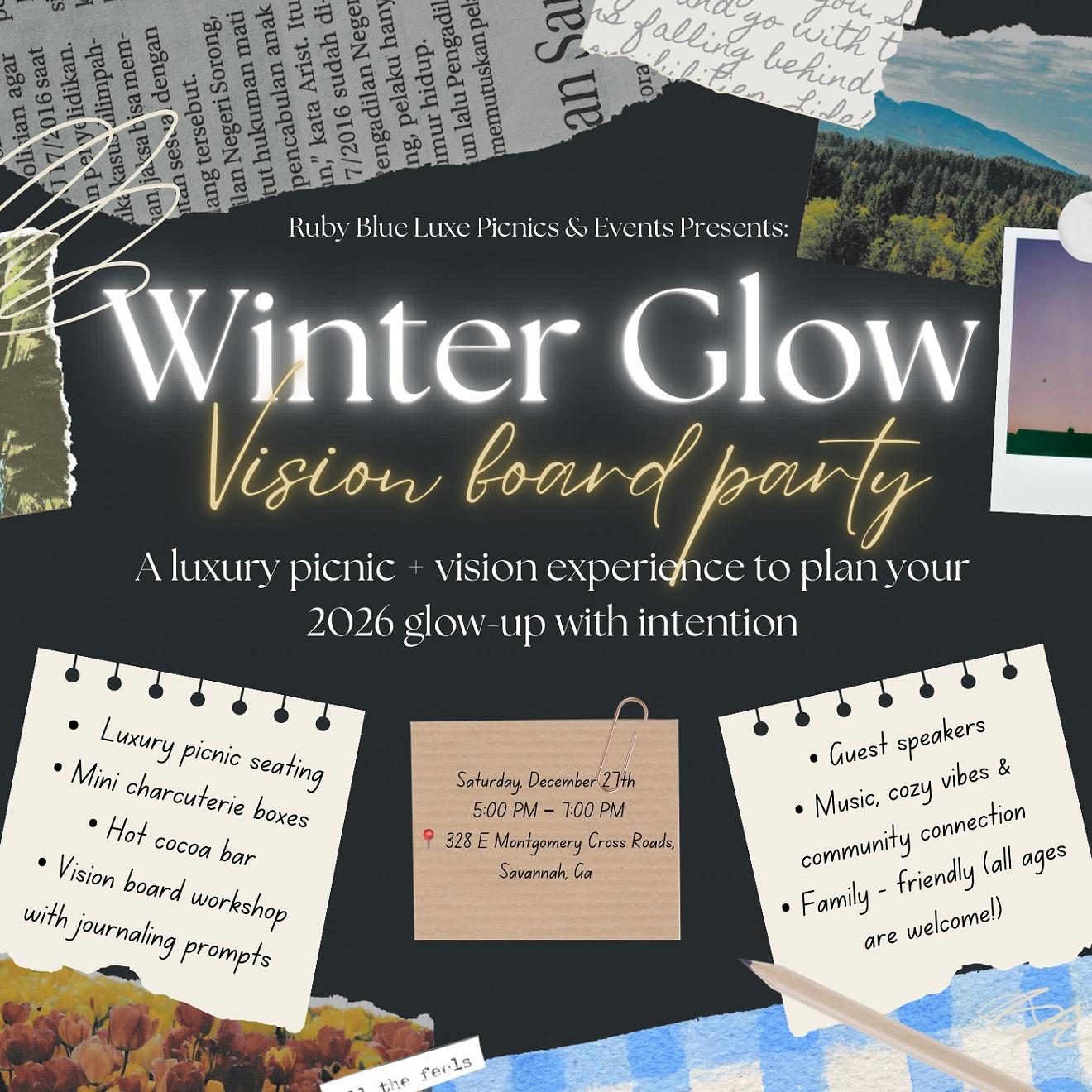 A beautiful night of intention, inspiration, and inner calm. Come glow with us.
